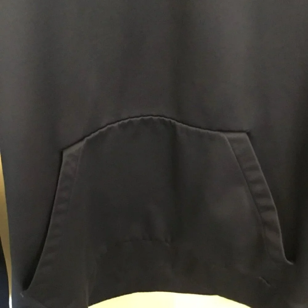 Nike Dri-Fit Men's Pullover Hoodie Pouch Pocket Sweatshirt Size Large Navy Blue - Picture 4 of 10